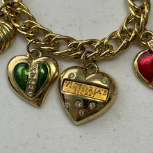 Load image into Gallery viewer, Vintage Victoria's Secret Heart Charm Bracelet