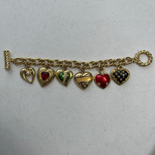 Load image into Gallery viewer, Vintage Victoria's Secret Heart Charm Bracelet