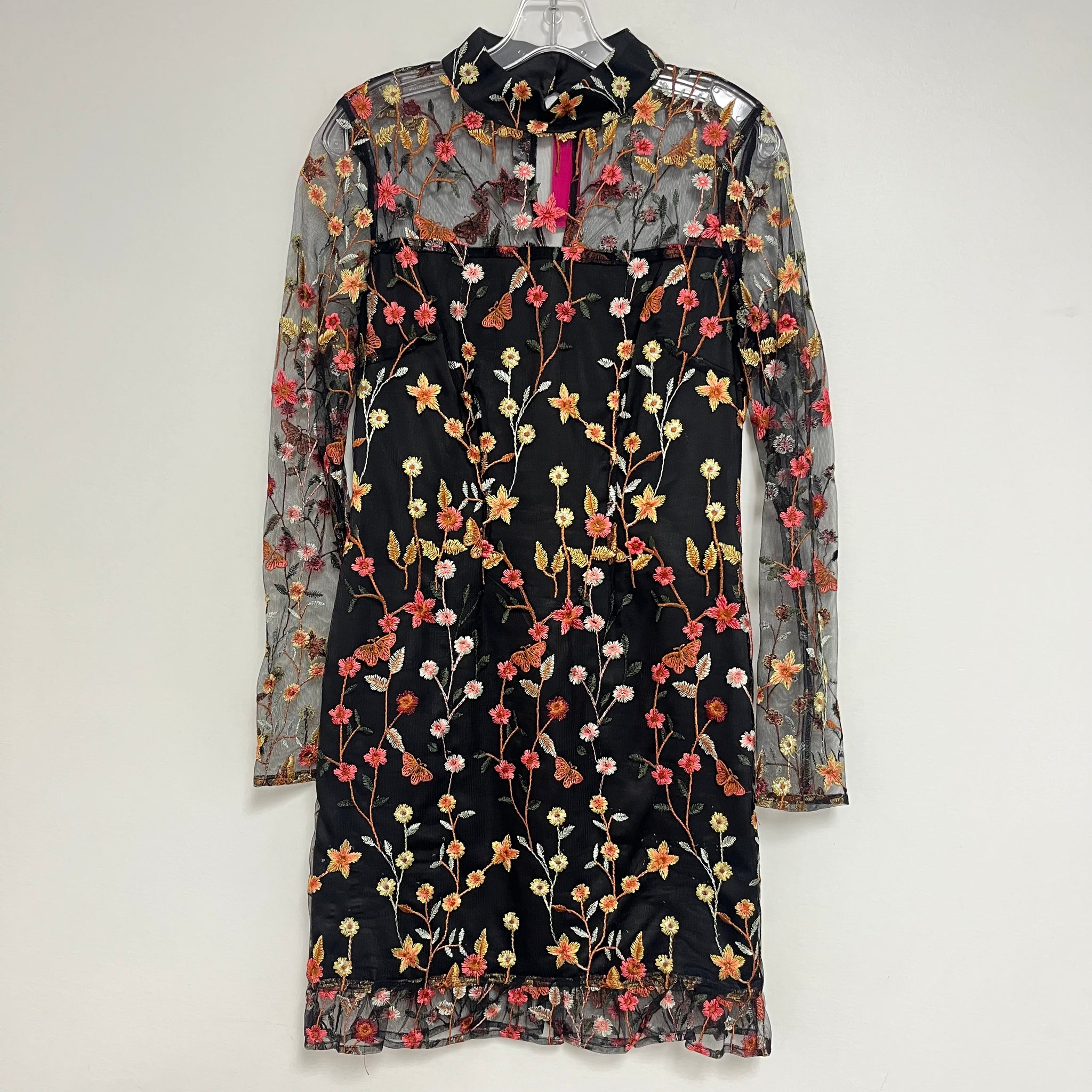 sachin and babi light blue dress Floral embroidered mesh maxi dress in red - Rotate