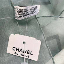 Load image into Gallery viewer, CHANEL Boutique NWT Logo Silk Scarf
