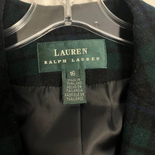 Load image into Gallery viewer, Lauren Ralph Lauren 16 XL Black Watch Blazer
