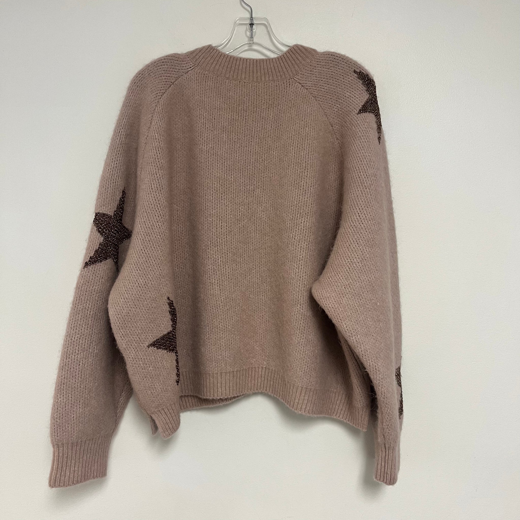 オールセインツ AllSaints Astra Star Jumper レディース Sweaters Chalk White/Champange $400 All Saints Large Star Sweater – The Avenue Consignment