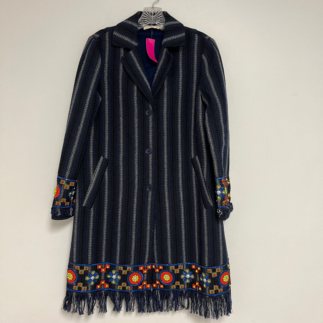 $695 Tory Burch 6 Beaded Coat