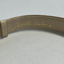 Load image into Gallery viewer, Judith Leiber Lions Head Leather Belt
