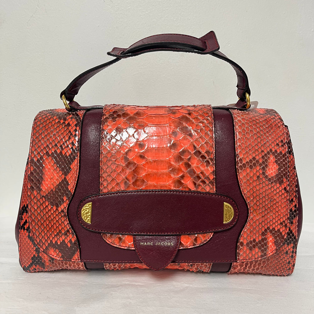 Marc Jacobs Thompson Snakeskin Satchel