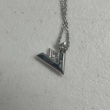 Load image into Gallery viewer, Louis Vuitton LV Volt White Gold &amp; Diamond Necklace
