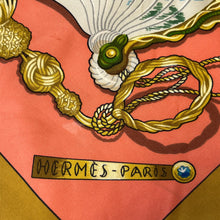 Load image into Gallery viewer, Vintage Hermes 90 Silk Scarf Brise De Charme
