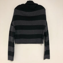 Load image into Gallery viewer, Vince Medium Striped Crop Wool Sweater
