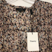 Load image into Gallery viewer, NWT $315 Theory Medium Floral Silk Blouse
