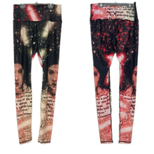 Load image into Gallery viewer, Yoga Democracy Large Printed Leggings
