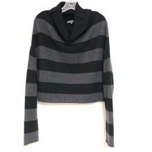 Load image into Gallery viewer, Vince Medium Striped Crop Wool Sweater

