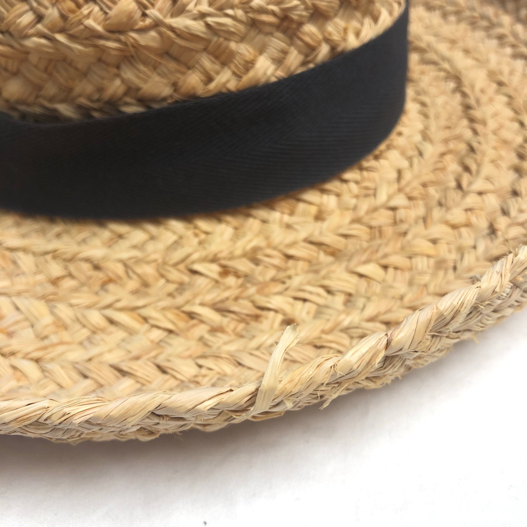 帽子 HELEN KAMINSKI CLASSIC5 Helen Kaminski Classic 5 Raffia Hat with Black Grosgrain