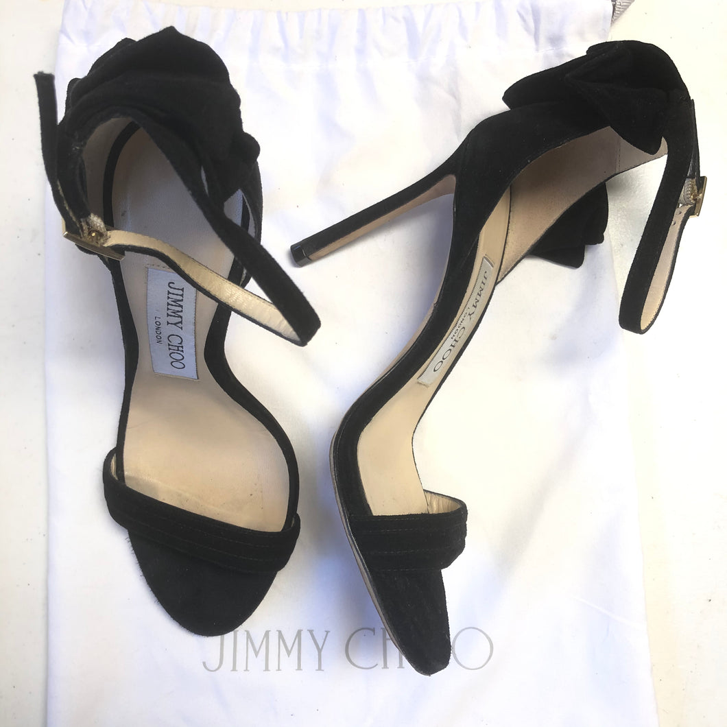 Jimmy Choo 34 1/2 Strappy Heels